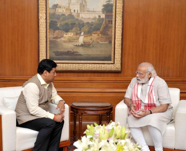 Sarbananda Sonowal meets PM Modi