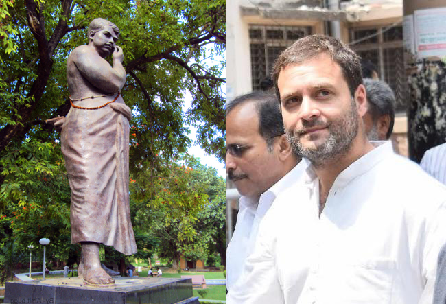 Rahul Gandhi remembers Chandra Shekhar Azad