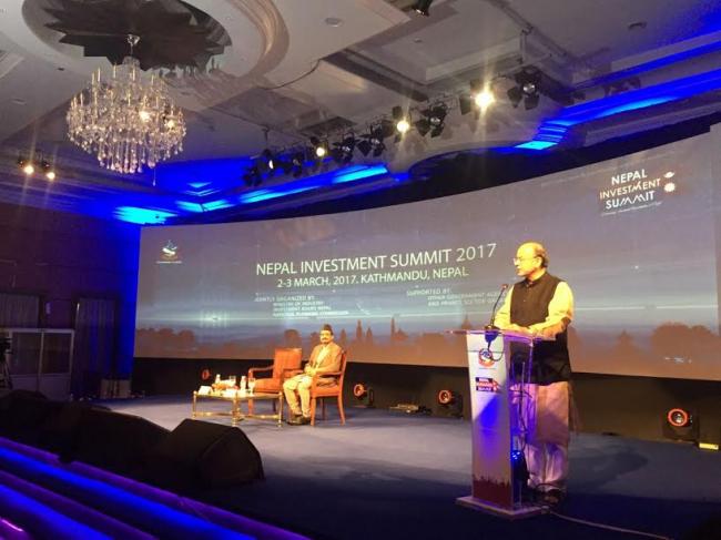 Nepal well-poised to attract Indian FDI says Finance Minister Arun Jaitley 