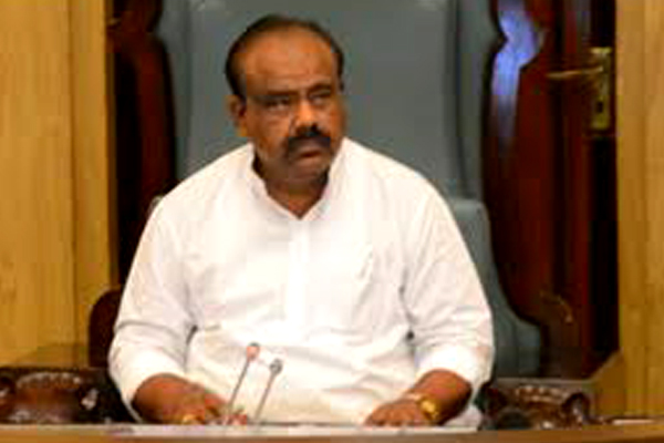 Telangana legislative assembly Speaker suspends BJP members 