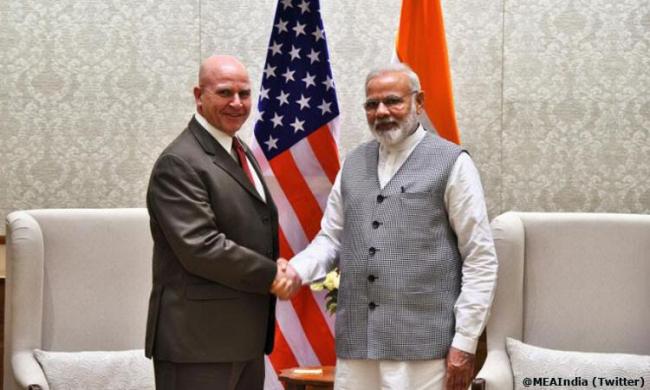 US National Security Advisor H. R. McMaster departs after visiting India, meets Modi