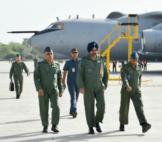 Air Chief Marshal BS Dhanoa visits Air Force Station Agra