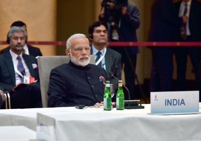 PM Modi attends BRICS leaders meet in Hamburg