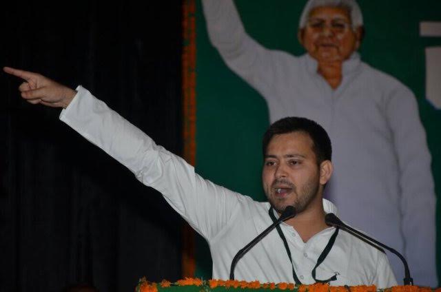 I was about to be hit by reporters' microphones : Tejashwi Yadav defends security men who thrashed journalists