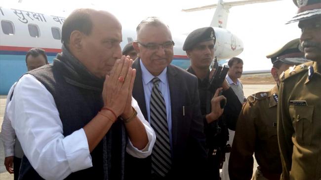 Kashmir :Pakistan violates ceasefire, militant killed in encounter, Rajnath arrives to hold talks with stakeholders