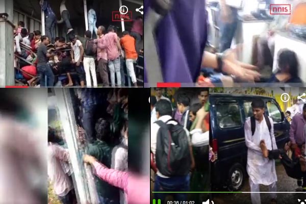 22 dead and 32 injured in rain-hit Mumbai rush hour stampede in rail station