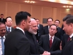 Modi attends BRICS leaders meeting, shakes hands with Xi Jinping