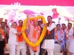 BJP chief Amit Shah returns to hero's welcome in Gujarat 