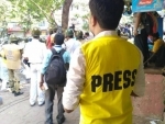 Kolkata Police provide jackets to journalists for covering political rallies safely