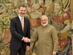 Narendra Modi meets Spanish King Felipe VI 