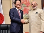 Japan PM Shinzo Abe arrives in Ahmedabad to a red carpet welcome
