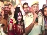 Radhe Maa receives grand welcome in police station in New Delhi, draws controversy