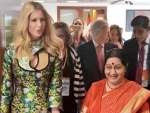 Ivanka Trump meets Sushma Swaraj in Hyderabad
