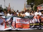 Kolkata: BJP holds rally on Narada, Saradha issues