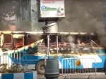 Kolkata: Ambulance crashes into bakery van at Golpark, state bus catches fire at Jadavpur
