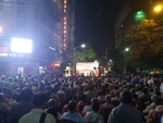 Kolkata: 18 Left parties hold rally to KP HQ Lalbazar