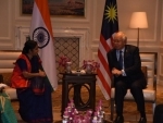 Sushma Swaraj meets Malaysian Prime Minister Najib Razak