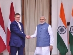 Narendra Modi meets Latvian PM Maris Kucinskis