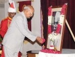 President pays floral tributes to Rajendra Prasad on his birth anniversary 