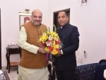 Himachal Pradesh CM Jairam Thakur meets Amit Shah 