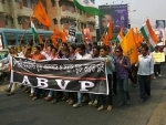 ABVP suspends two for attacking AISA students, goes for counter protest in Delhi