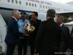 Australian Prime Minister Malcolm Turnbull arrives in India