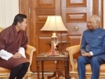 King of Bhutan calls on the President Ram Nath Kovind on Wednesday