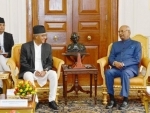 Prime Minister of Nepal calls on President Kovind