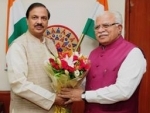 Chief Minister of Haryana meets Dr Mahesh Sharma to discuss proposed Science City 