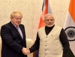  Boris Johnson calls on Prime Minister Modi