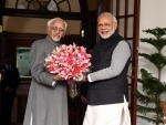 PM Modi meets President, Vice-President, wishes on new year