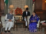 Narendra Modi meets Nepal President 