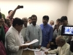 Ahmed Patel files nomination for Rajya Sabha