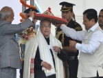 President Mukherjee inaugurates Namami Brahmaputra festival in Guwahati