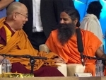 Dalai Lama, Swami Ramdev meets at World Peace and Harmony Conclave, share light moment together 