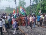 TMC supporters block rail tracks near Santragachi station over local issue, service hit in pick hours