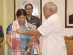 Assam Governor felicitates environmentalist Purnima Devi Barman