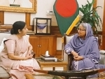 Myanmar must take back Rohingyas: Sushma Swaraj in Dhaka