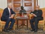 Prime Minister of Australia calls on President Mukherjee