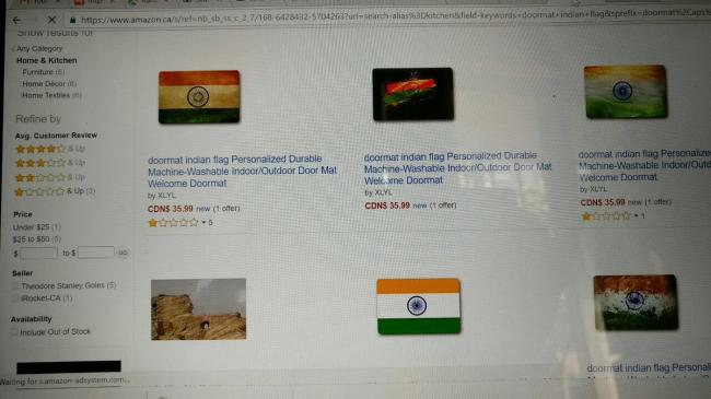 Amazon must apologise for selling doormats featuring Indian flag: Sushma Swaraj