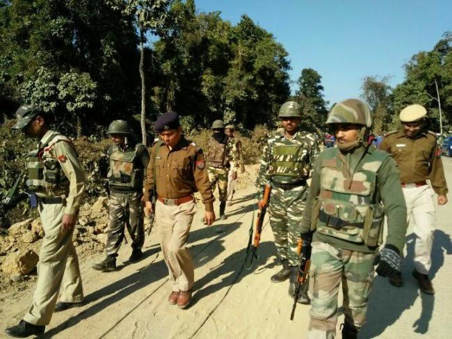 Massive combing operations conducted against militants along Assam-Arunachal Pradesh, three IEDs, live grenade recovered
