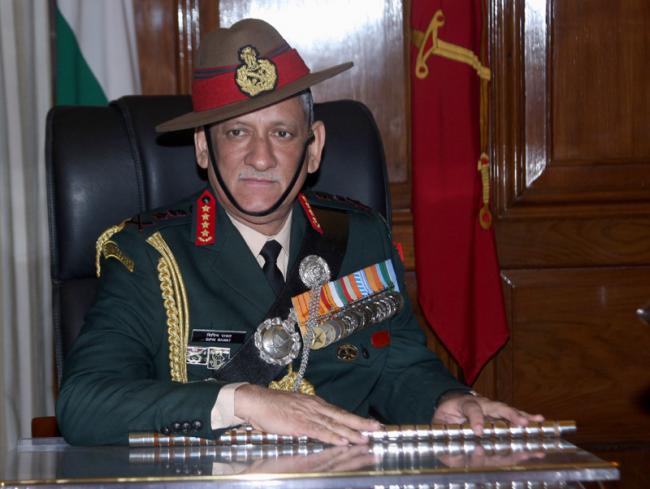 Army chief Bipin Rawat reaches Jammu on three-day visit