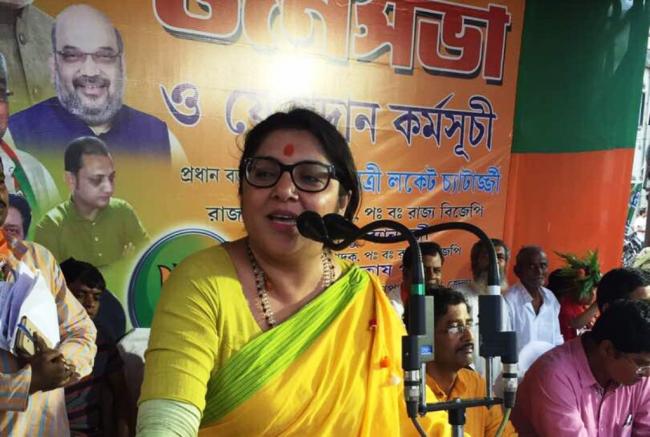 WB police lodges FIR against BJP state president Dilip Ghosh and Locket Chatterjee for bike rally