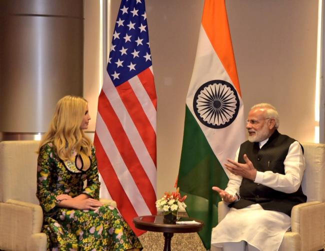 Hyderabad: Ivanka Trump meets Prime Minister Narendra Modi