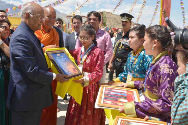 President of India Ram Nath Kovind visits Leh