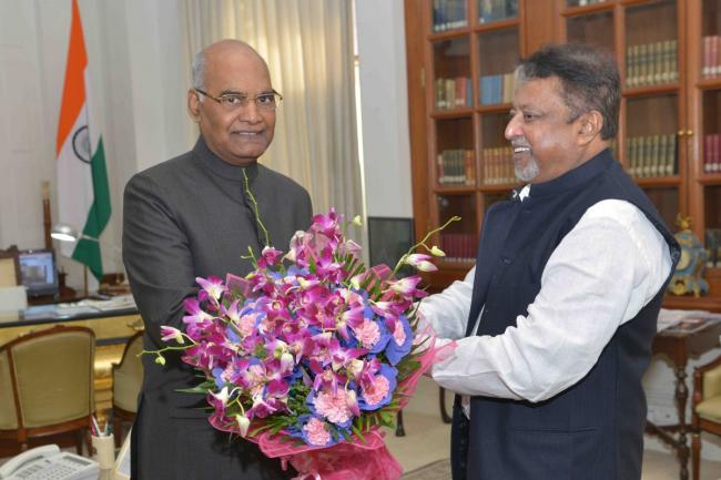 Mukul Roy meets President Ram Nath Kovind