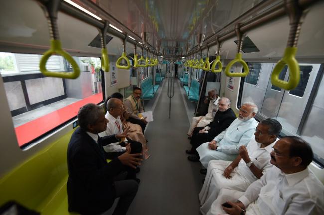 PM Narendra Modi dedicates Kochi Metro to nation