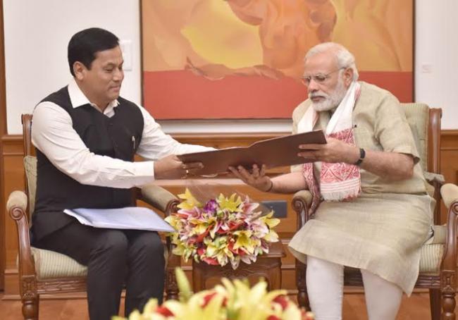 Sonowal meets PM Modi on Brahmaputra water issue