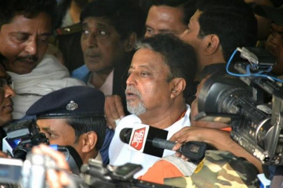 Mukul Roy targets Mamata, her nephew Abhishek in first BJP rally