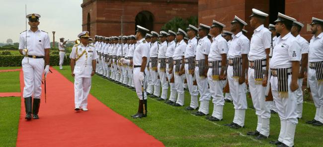 Admiral Nizamuddin Ahmed Chief of Naval Staff Bangladesh Navy on visit to India